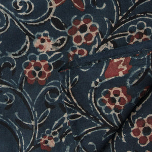 Ajrakh Hand Printed Natural Dyed Cotton Fabric