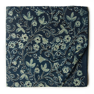 Ajrakh Hand Block Natural Dyed Cotton Fabric