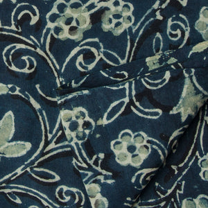 Precut 1 meter -Ajrakh Hand Printed Natural Dyed Cotton Fabric