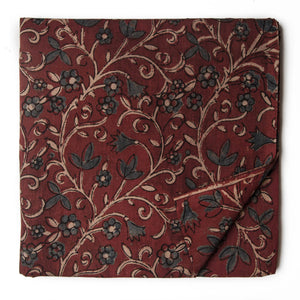Ajrakh Hand Block Natural Dyed Cotton Fabric