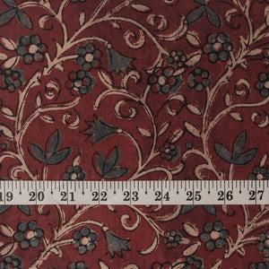 Ajrakh Hand Printed Natural Dyed Cotton Fabric