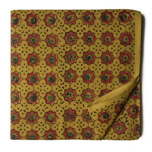 Ajrakh Hand Block Natural Dyed Cotton Fabric