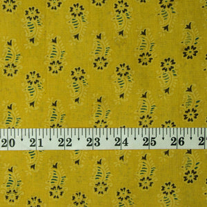 Precut 1 meter -Ajrakh Hand Block Natural Dyed Cotton Fabric