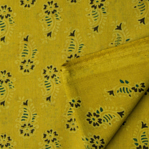 Precut 1 meter -Ajrakh Hand Block Natural Dyed Cotton Fabric