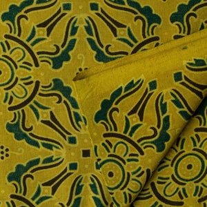 Precut 0.5 meters -Ajrakh Hand Block Natural Dyed Cotton Fabric