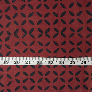 Ajrakh Hand Block Natural Dyed Cotton Fabric