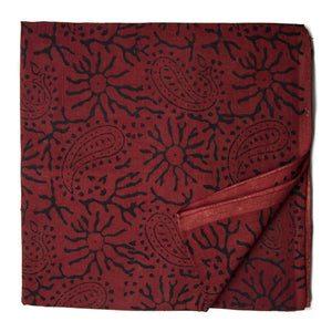 Ajrakh Hand Block Natural Dyed Cotton Fabric