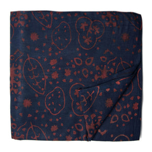 Ajrakh Hand Block Natural Dyed Cotton Fabric