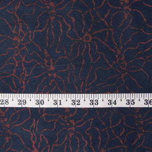 Ajrakh Hand Block Natural Dyed Cotton Fabric