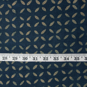 Precut 0.50 meters -Ajrakh Hand Block Natural Dyed Cotton Fabric