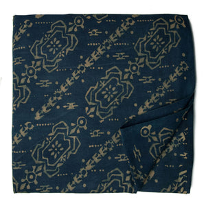 Ajrakh Hand Block Natural Dyed Cotton Fabric