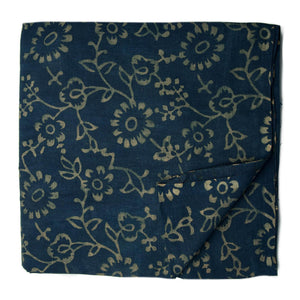 Ajrakh Hand Block Natural Dyed Cotton Fabric