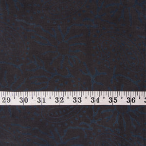 Precut 1 meter -Ajrakh Hand Block Natural Dyed Cotton Fabric