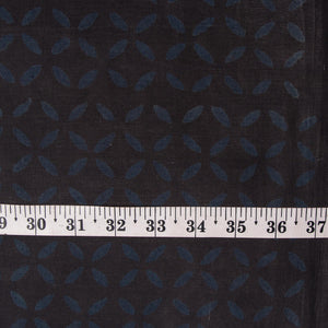 Precut 1 meter -Ajrakh Hand Block Natural Dyed Cotton Fabric