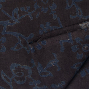 Precut 0.50 meters -Ajrakh Hand Block Natural Dyed Cotton Fabric