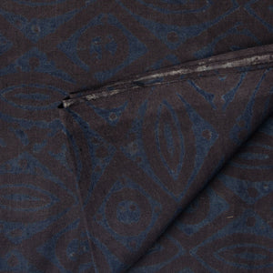 Ajrakh Hand Block Natural Dyed Cotton Fabric
