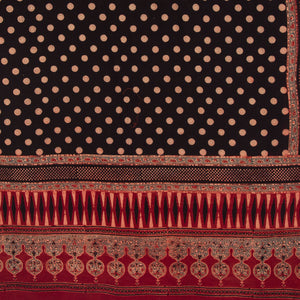 Ajrakh Hand Block Printed Cotton Dupatta