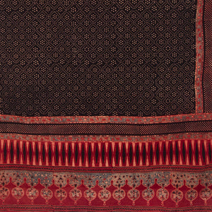 Ajrakh Hand Block Printed Cotton Dupatta