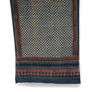 Ajrakh Hand Block Printed Cotton Dupatta