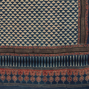 Ajrakh Hand Block Printed Cotton Dupatta