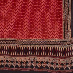 Ajrakh Hand Block Printed Cotton Dupatta