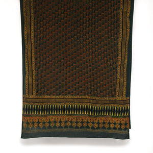 Ajrakh Hand Block Printed Cotton Dupatta