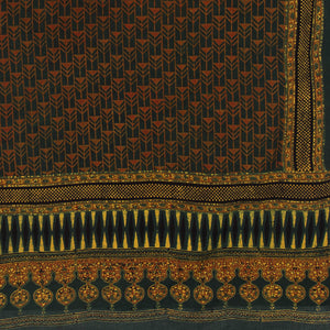 Ajrakh Hand Block Printed Cotton Dupatta