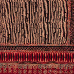 Ajrakh Hand Block Printed Cotton Dupatta