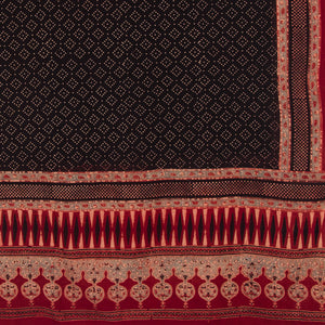 Ajrakh Hand Block Printed Cotton Dupatta