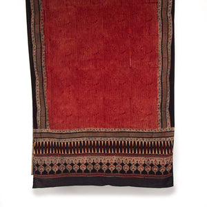 Ajrakh Hand Block Printed Cotton Dupatta