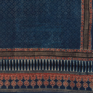 Ajrakh Hand Block Printed Cotton Dupatta