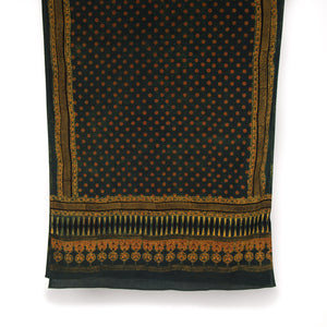 Ajrakh Hand Block Printed Cotton Dupatta