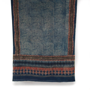 Ajrakh Hand Block Printed Cotton Dupatta