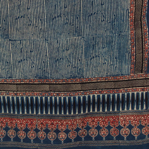 Ajrakh Hand Block Printed Cotton Dupatta