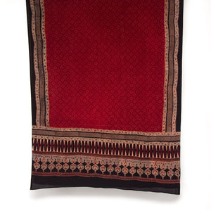 Ajrakh Hand Block Printed Cotton Dupatta