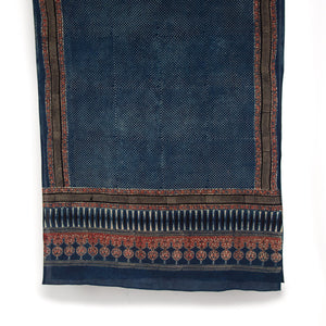 Ajrakh Hand Block Printed Cotton Dupatta