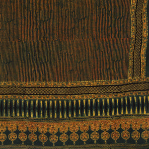 Ajrakh Hand Block Printed Cotton Dupatta