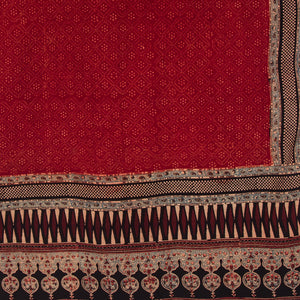 Ajrakh Hand Block Printed Cotton Dupatta