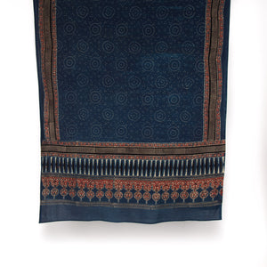 Ajrakh Hand Block Printed Cotton Dupatta