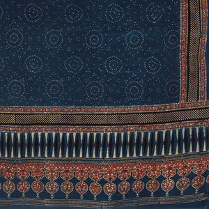 Ajrakh Hand Block Printed Cotton Dupatta