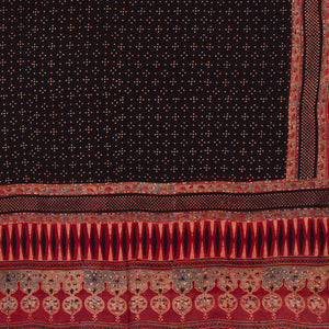 Ajrakh Hand Block Printed Cotton Dupatta