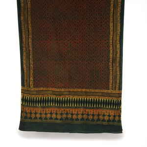 Ajrakh Hand Block Printed Cotton Dupatta