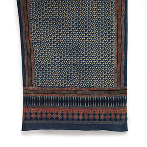 Ajrakh Hand Block Printed Cotton Dupatta