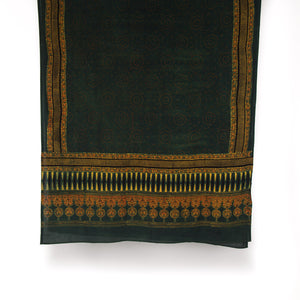 Ajrakh Hand Block Printed Cotton Dupatta
