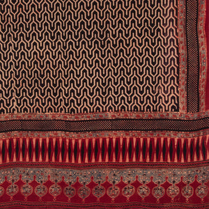 Ajrakh Hand Block Printed Cotton Dupatta