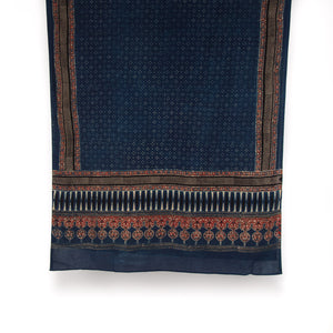 Ajrakh Hand Block Printed Cotton Dupatta
