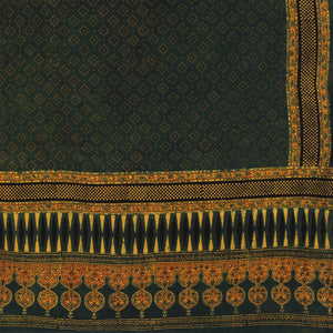 Ajrakh Hand Block Printed Cotton Dupatta