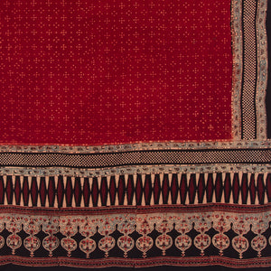 Ajrakh Hand Block Printed Cotton Dupatta