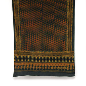 Ajrakh Hand Block Printed Cotton Dupatta