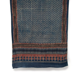 Ajrakh Hand Block Printed Cotton Dupatta